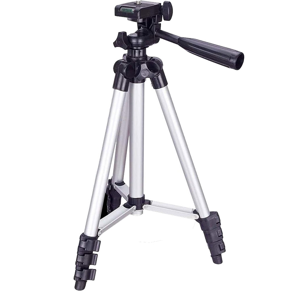Aluminum Travel Tripod 40 Inch with 360-Degree Pan Head and Phone Mount - Image 2