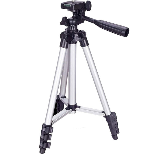 Aluminum Travel Tripod 40 Inch with 360-Degree Pan Head and Phone Mount - Image 2