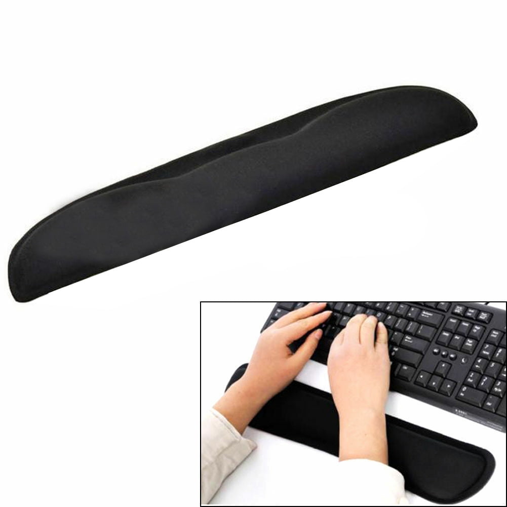 Memory Foam Keyboard Wrist Support Pad, Ergonomic Typing Cushion, Black - Image 6