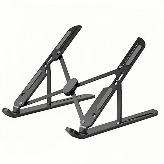 Portable Aluminum Laptop Stand, Folding Ergonomic Riser for 10 to 17.3 Inch Notebooks