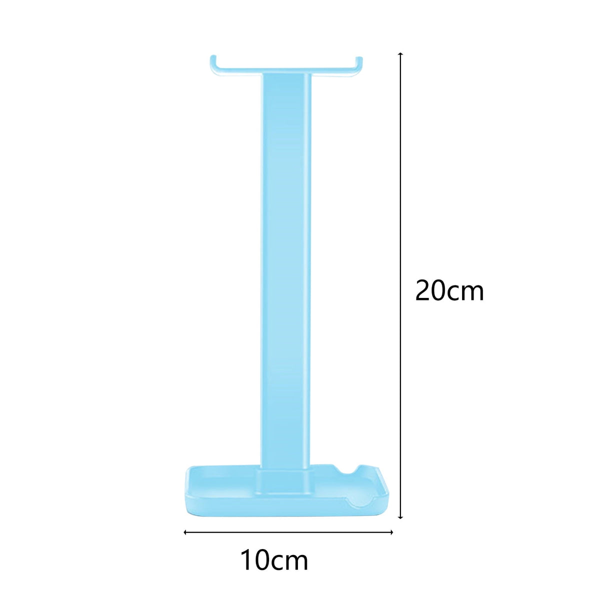 Headphone Stand with Wide Base and Storage Tray, Desktop Headset Holder - Image 5