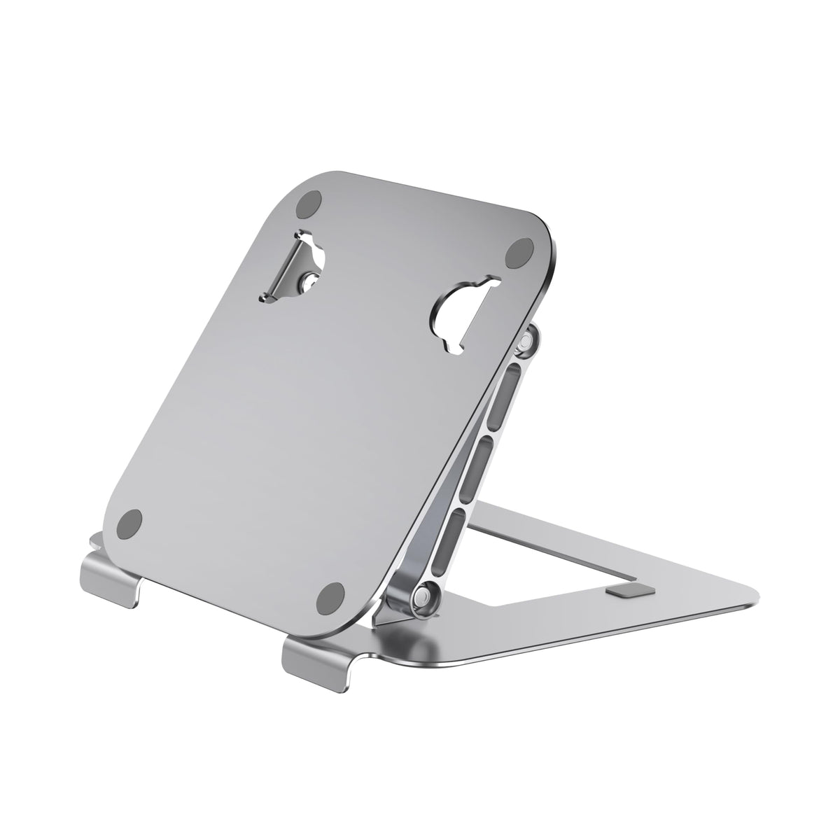 Adjustable Aluminum Laptop Riser, Foldable Ergonomic Stand for 10 to 16.5 Inch Laptops