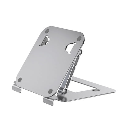 Adjustable Aluminum Laptop Riser, Foldable Ergonomic Stand for 10 to 16.5 Inch Laptops