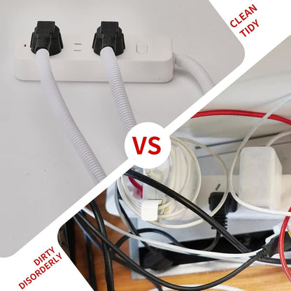 Pet-Safe Cable Protector Sleeve, 30 ft Bite-Resistant Cord Cover, 13 mm, White - Image 3
