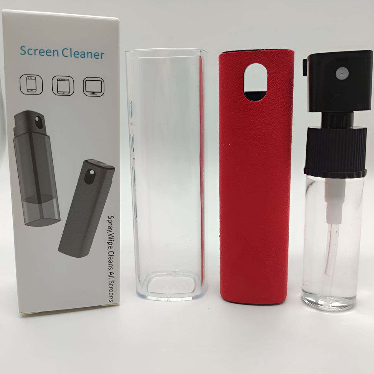 Portable Screen Cleaner Spray with Microfiber Wipe for Phones, Tablets and Monitors - Image 4