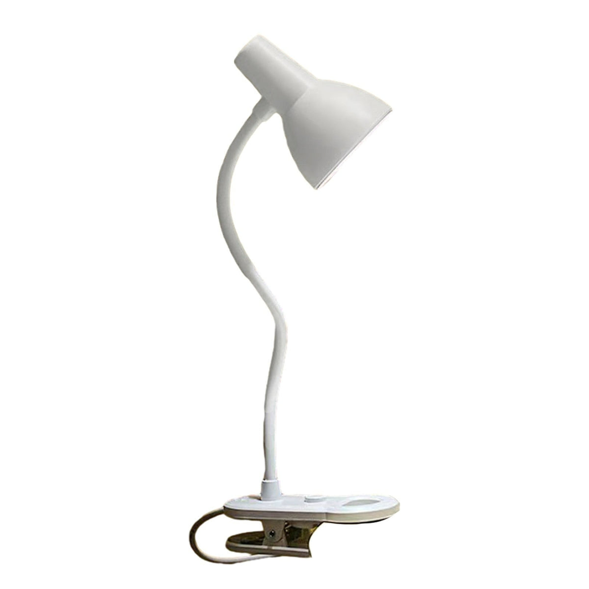 Clip-On Reading Light with 16 LEDs and 3 Brightness Modes, USB-Powered Gooseneck Lamp