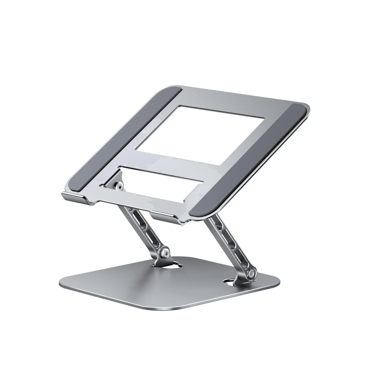 Adjustable Aluminum Laptop Riser, Foldable Ergonomic Stand for 10 to 16.5 Inch Laptops - Image 2