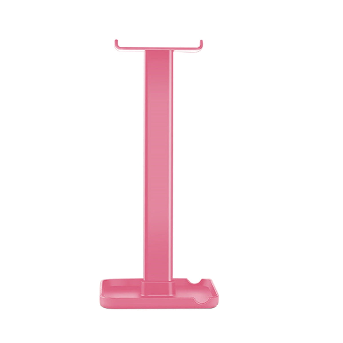 Headphone Stand with Wide Base and Storage Tray, Desktop Headset Holder