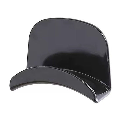 Stick-On Headphone Hook for Wall and Under Desk, Adhesive Headset Hanger, Black