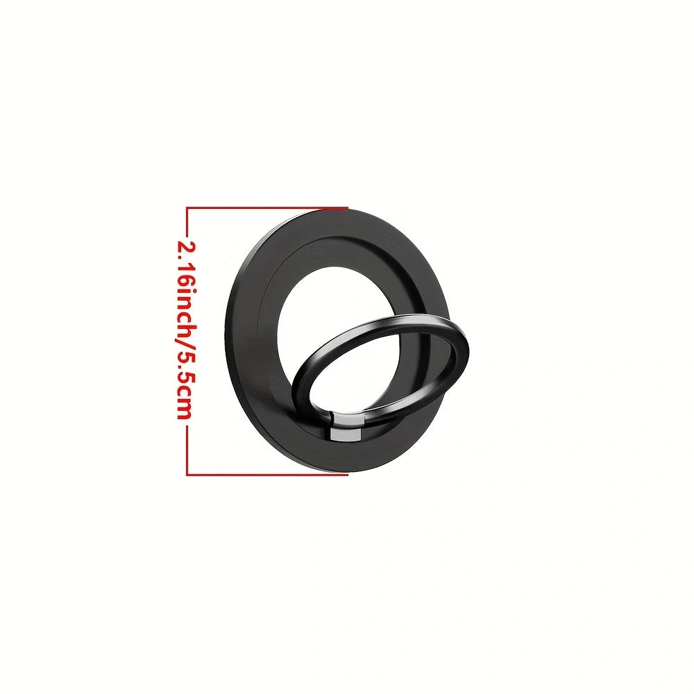 Magnetic Phone Ring Holder with 360-Degree Rotation and Adjustable Kickstand - Image 4