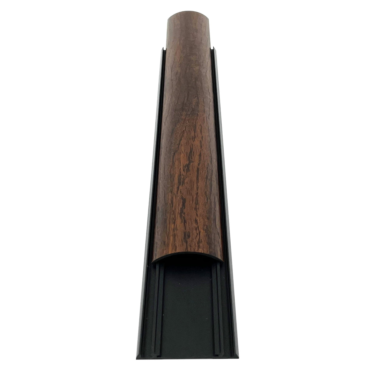 Wood-Look Floor Cord Cover, 36 Inch Small Cable Protector in Red Chestnut - Image 2