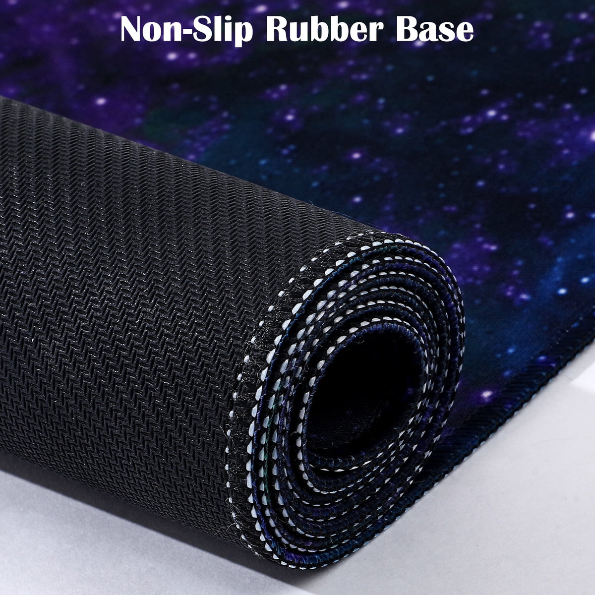 Large Topographic Desk Mat, 35.4 x 15.6 Inch Mouse Pad with Stitched Edges - Image 3