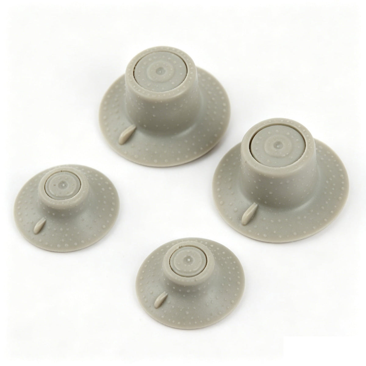 Silicone Laptop Cooling Feet, Stick-On Notebook Riser Pads, Set of 4