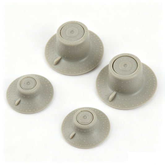 Silicone Laptop Cooling Feet, Stick-On Notebook Riser Pads, Set of 4