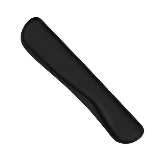 Memory Foam Keyboard Wrist Rest with Anti-Slip Base for Office and Gaming, Black