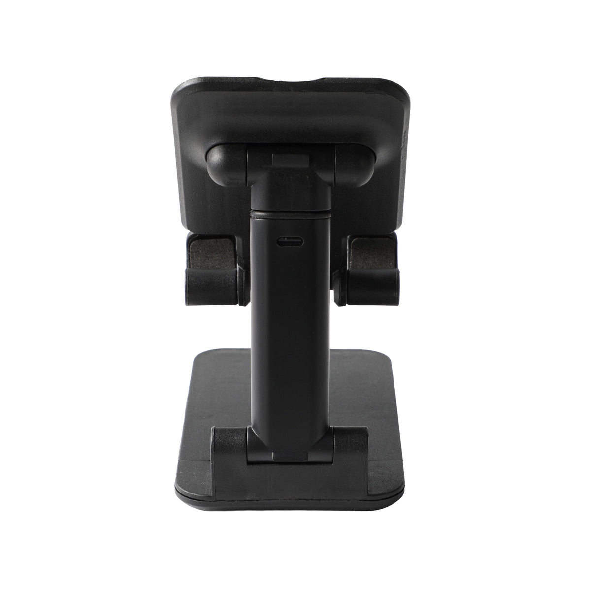 Folding Desktop Phone Stand with Adjustable Height and Tilt, Black