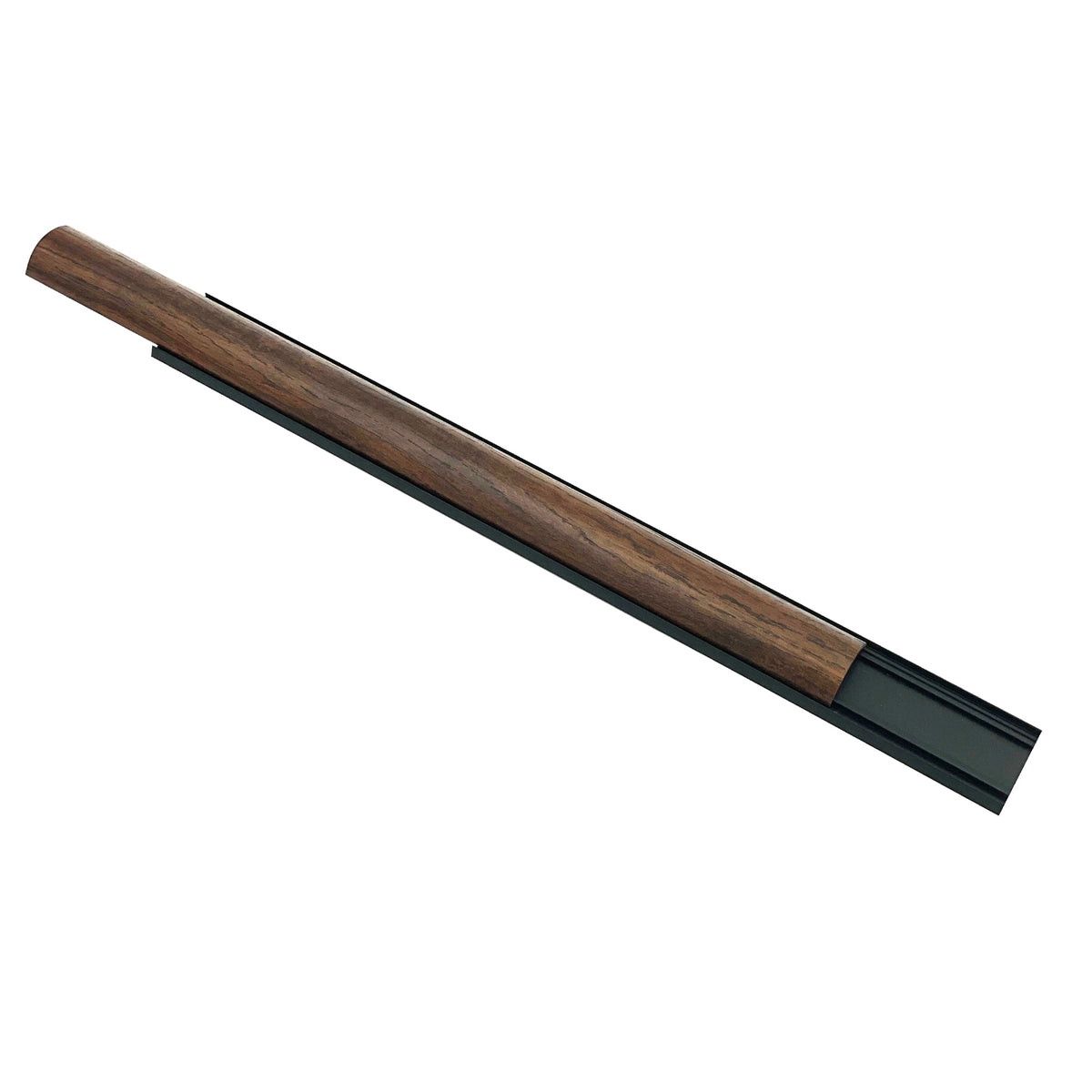 Wood-Look Floor Cord Cover, 36 Inch Small Cable Protector in Red Chestnut