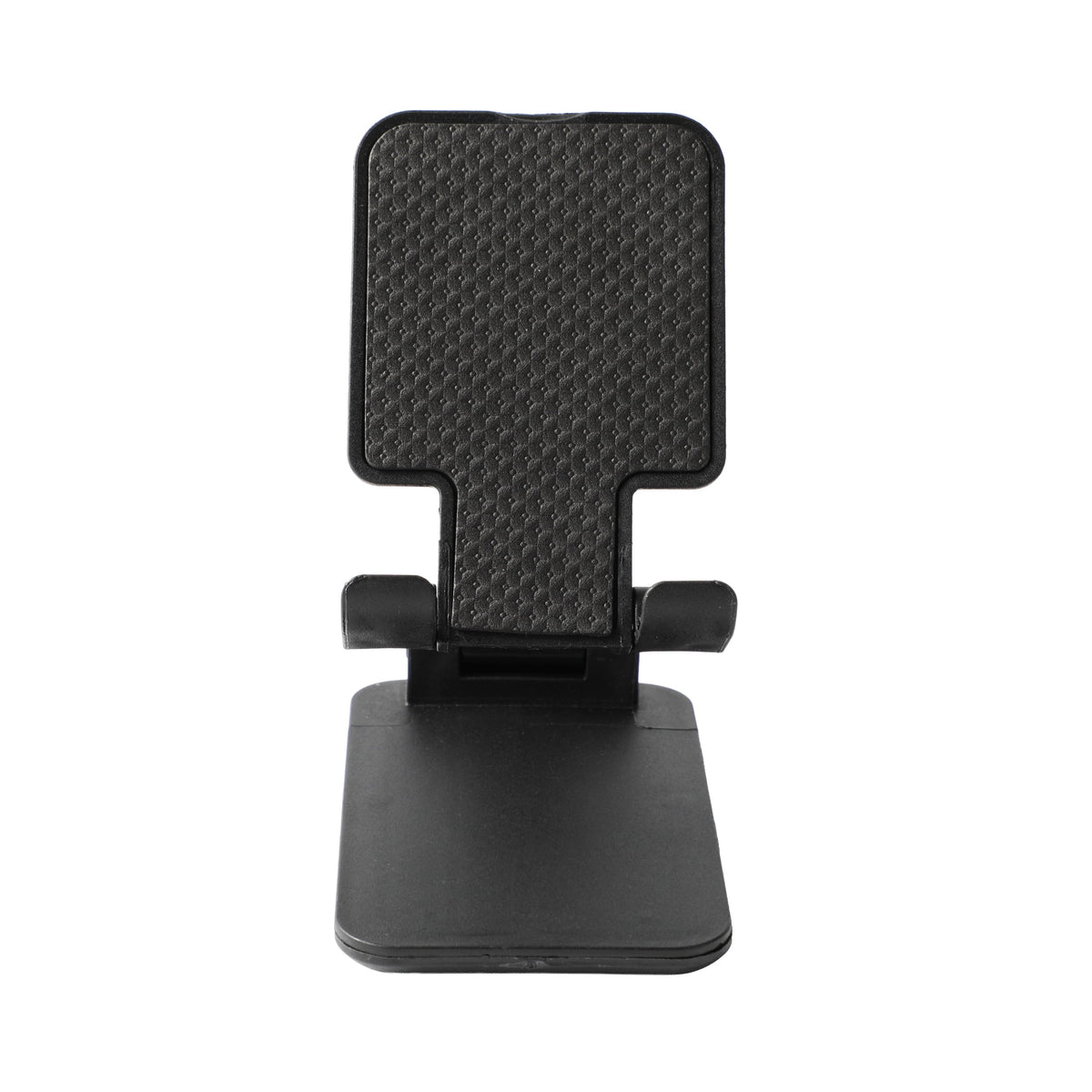 Folding Desktop Phone Stand with Adjustable Height and Tilt, Black - Image 6